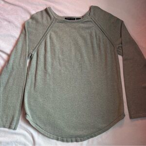 Jeanne Pierre Sage Knit Sweater 100% Cotton Medium